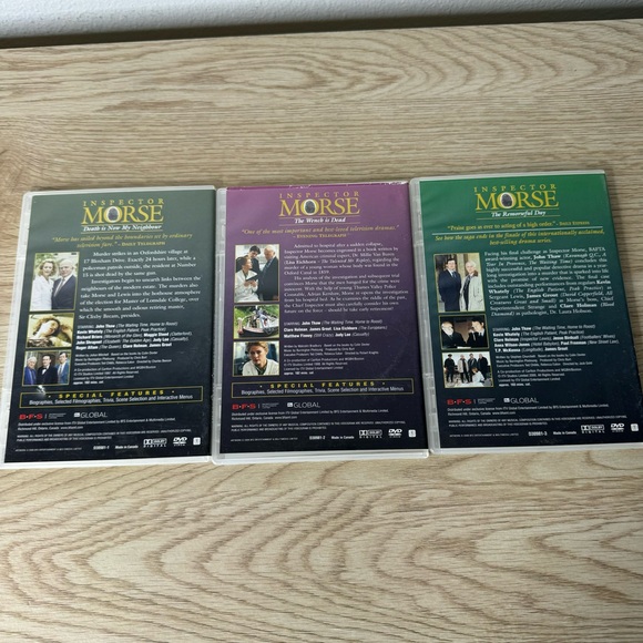 John‎ Thaw as Inspector Morse DVD PBS A&E Bundle Lot of 3 - Picture 2 of 10